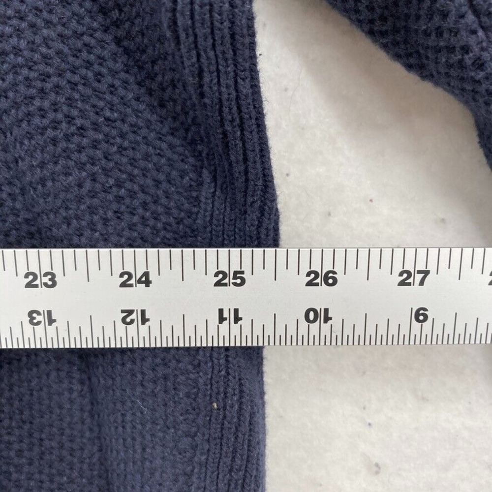 Tommy‎ Hilfiger Shawl Collar Pullover Sweater Mens 2XL Blue Long Sleeve Preppy - Picture 9 of 13